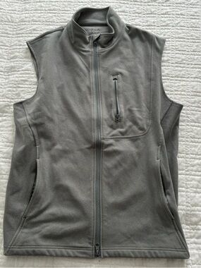 Joseph A Bank fleece full zip sweater vest